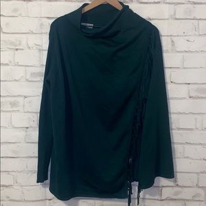 NWT Joseph A evergreen wrap cardigan